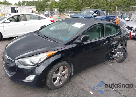2012 Hyundai Elantra Gls (Ulsan Plant) из США, поврежденный, VIN KMHDH4AE5CU301383